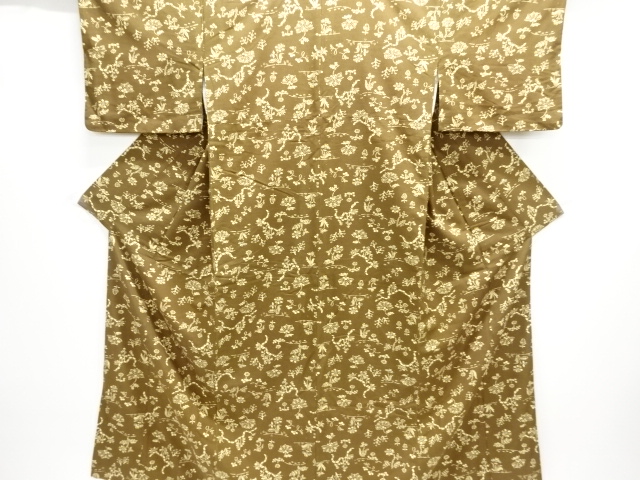 Japanese Kimono / Tsumugi Omeshi Silk